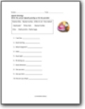 spanish greetings worksheet