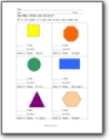 Geometric Shapes Worksheets