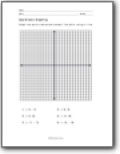 Coordinate Graphing Worksheets